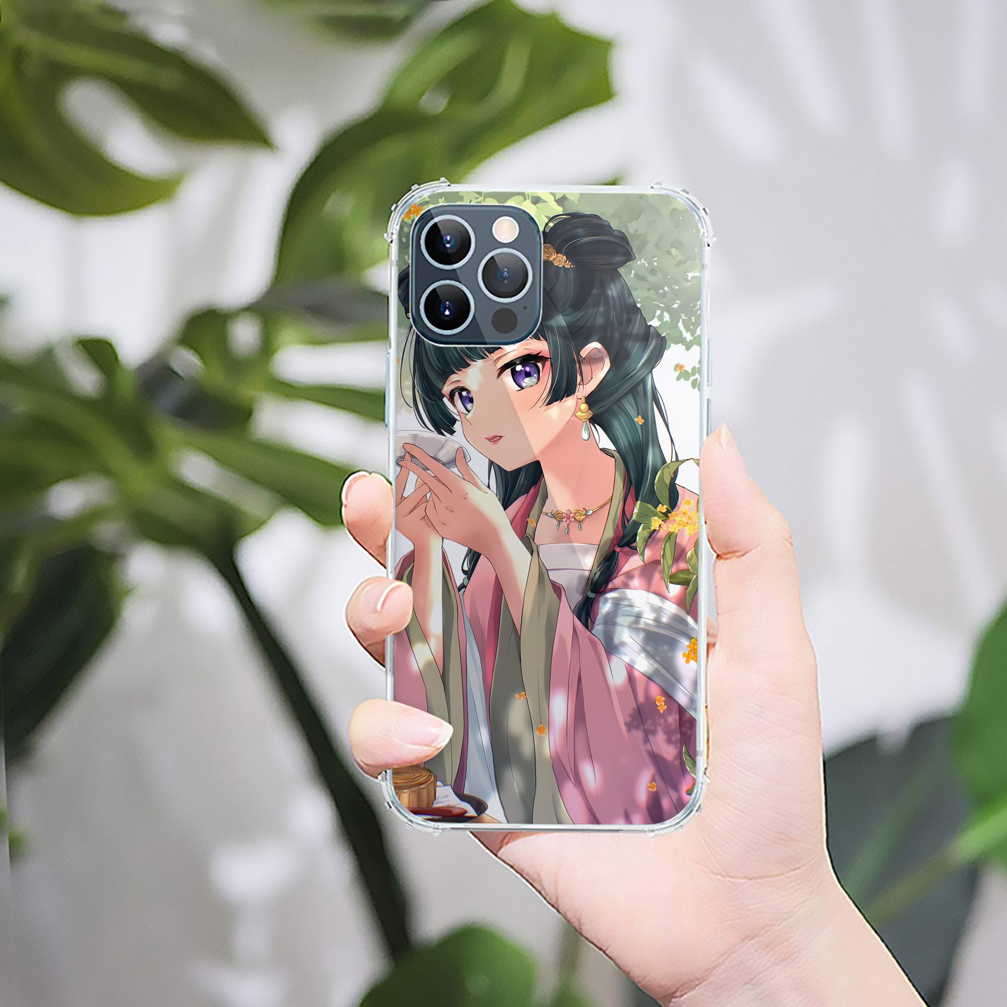（画像用） 薬屋のひとりごと The Apothecary Diaries 【iPhone 12シリーズ対応】透明スマホケース（クリアソフトケース）